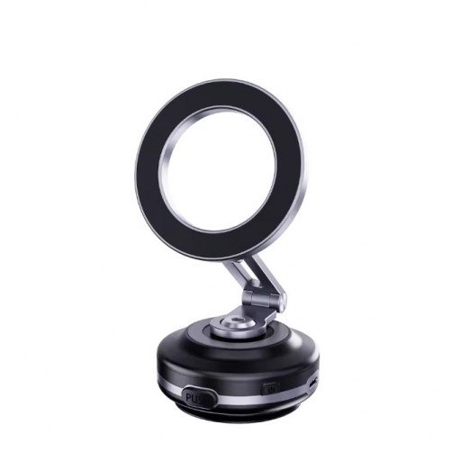 Smart Vacuum Suction Cup Mobile Phone Holder Magnetic 360° Rotating