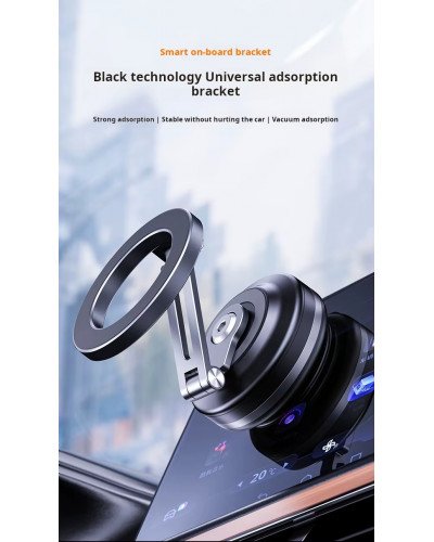 Smart Vacuum Suction Cup Mobile Phone Holder Magnetic 360° Rotating