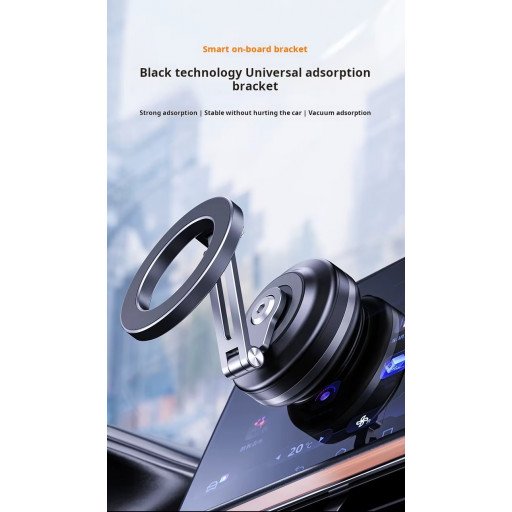 Smart Vacuum Suction Cup Mobile Phone Holder Magnetic 360° Rotating