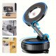 Vacuum Suction Cup Mobile Phone Holder Magnetic 360° Rotating (Black)