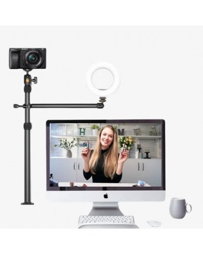 Ulanzi VIJIM LS02 Camera Desk Mount Stand with Auxiliary Holding Arm Ulanzi VIJIM LS02 Camera Desk Mount Stand with Auxiliary Holding Arm