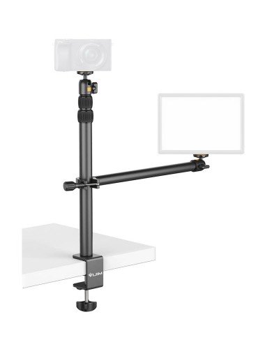 Ulanzi VIJIM LS02 Camera Desk Mount Stand with Auxiliary Holding Arm