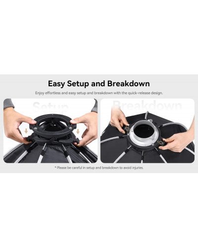 Ulanzi 60cm Quick Release Octagonal Softbox with Bowens Mount Ulanzi 60cm Quick Release Octagonal Softbox with Bowens Mount