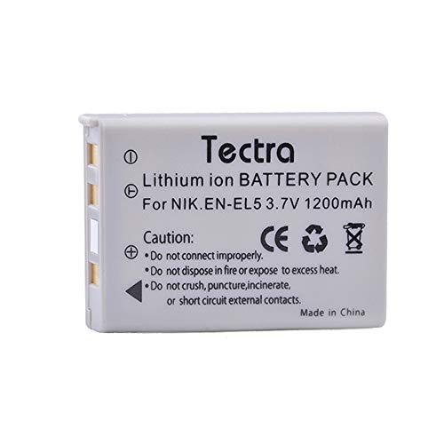 1200mAh EN-EL5 ENEL5 Battery for Nikon Coolpix P3, P4, P90, P80, P100, P500, P510, P520, P530, P5000, P6000, S10, 3700, 4200, 5200, 5900, 7900 Digital Cameras