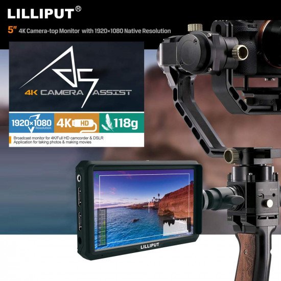 Lilliput A5 5" Full HD Monitor with 4K Support