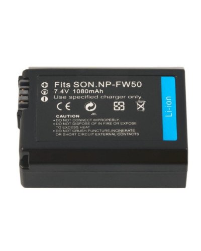 NP-FW50 Battery for Sony Alpha a6500, a6300, a6000, a7s, a7, a7s ii, a7s, a5100, a5000, a7r, a7 ii