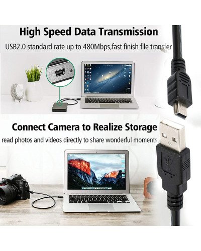 USB 2.0 Mini-B Camera Cable 1m