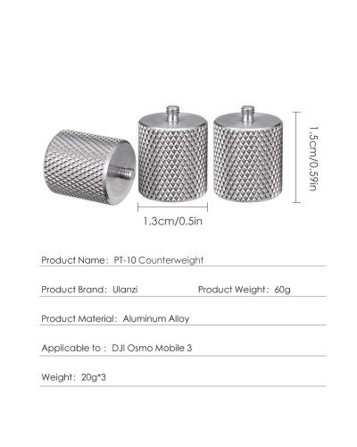 Osmo Mobile 3 Counterweight Gimbal Accessories 2 Counter Weight for Blancing Moment