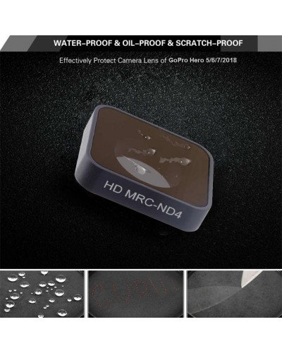 FOTOFLY Hero5/6/7 Camera Filter CPL/UV/ND 4 8 16/Red/Magenta/Yellow Filters