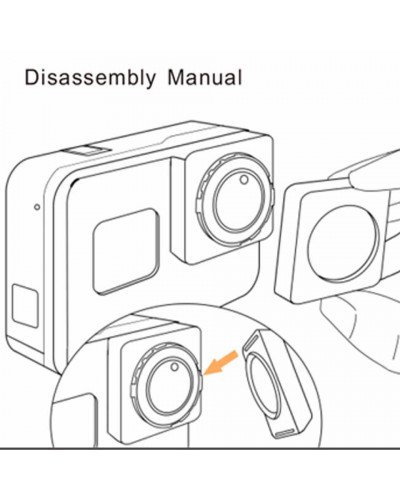 FOTOFLY Hero5/6/7 Camera Filter CPL/UV/ND 4 8 16/Red/Magenta/Yellow Filters