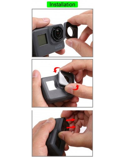 FOTOFLY Hero5/6/7 Camera Filter CPL/UV/ND 4 8 16/Red/Magenta/Yellow Filters