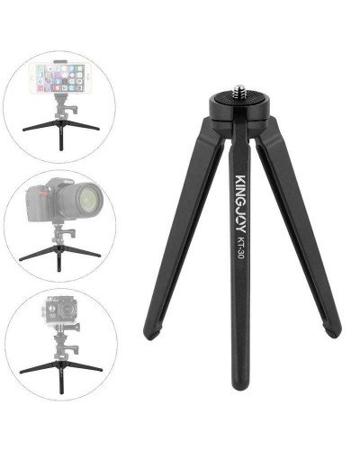KINGJOY KT-30 Mini Tabletop Tripod with Swivel Ball Head