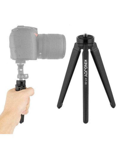 KINGJOY KT-30 Mini Tabletop Tripod with Swivel Ball Head
