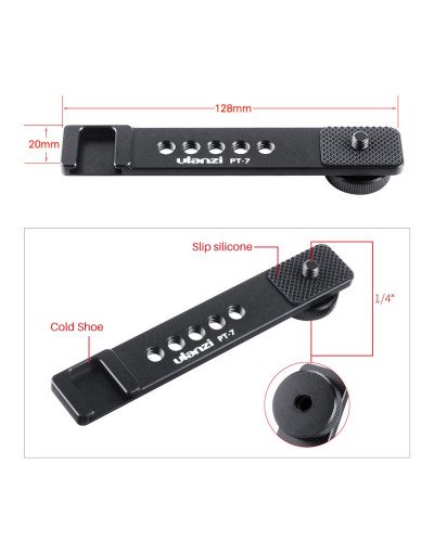 Ulanzi Pt-7 Camera Vlog Microphone Cold Shoe Mount