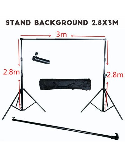 Stand Background 2.8 x 3 meter Stand Background 2.8 x 3 meter