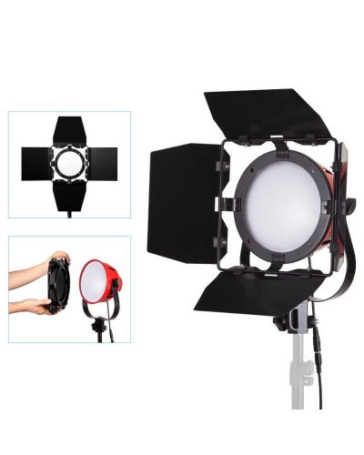 Red Head Studio Video Lighting kit with Stand (3KIT) White LED Light Red Head Studio Video Lighting kit with Stand (3KIT) White LED Light
