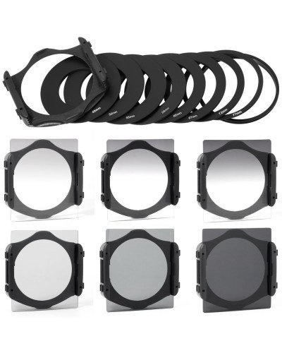 9 Metal Adapter Ring with 6 Cokin P Series Filter Set