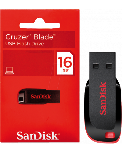 Sandisk Cruzer Blade USB Flash Drive - 16GB