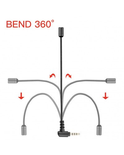 Boya BY-UM4 3.5mm Mini Flexible Microphone