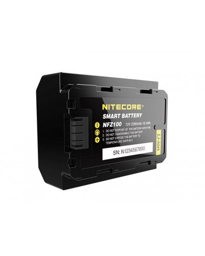 NITECORE NFZ100 Smart Camera Battery for Sony a6600,Alpha 9,A9,A9S,Alpha A9R,Alpha 9S,A7III,A7RIII