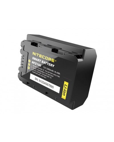 NITECORE NFZ100 Smart Camera Battery for Sony a6600,Alpha 9,A9,A9S,Alpha A9R,Alpha 9S,A7III,A7RIII