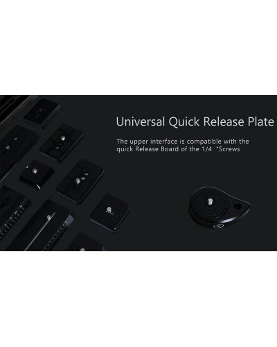 YC ONION Peach Universal Camera Tripod Quick Release