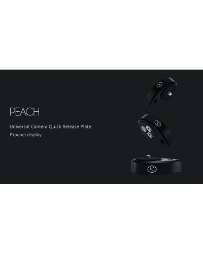 YC ONION Peach Universal Camera Tripod Quick Release