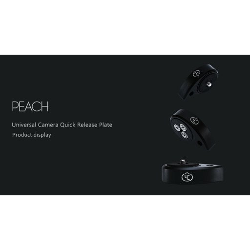 YC ONION Peach Universal Camera Tripod Quick Release