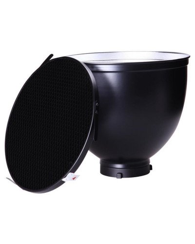 photography 65 degree Photo Studio Flash Reflector with Grid Honeycomb for bowens mount