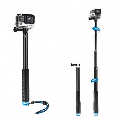 Waterproof GoPro 12/11/10/9 Flexible Telescoping Monopod