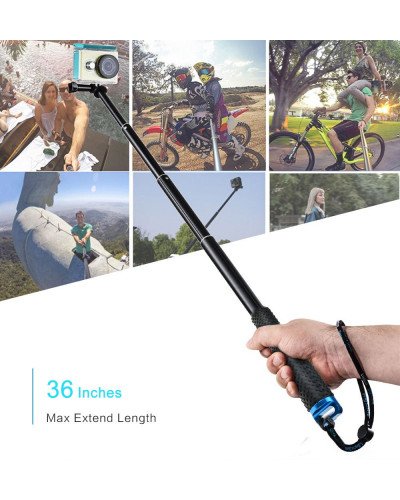 Waterproof GoPro 12/11/10/9 Flexible Telescoping Monopod