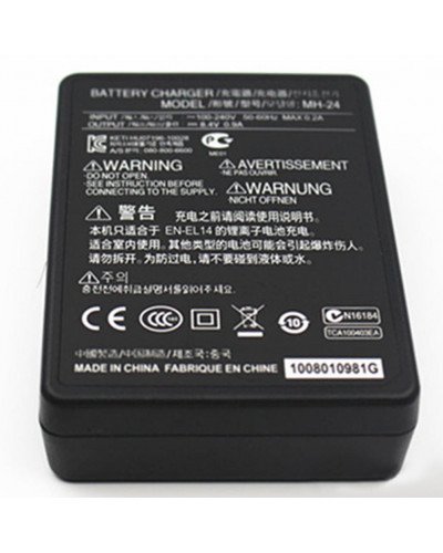 MH-24 Battery Charger for Nikon D3100, D3200, D3300, D3400, D3500, D5100, D5200, D5300, D5500, D5600, Df DSLR, Coolpix P7000, P7100, P7700, P7800 Cameras