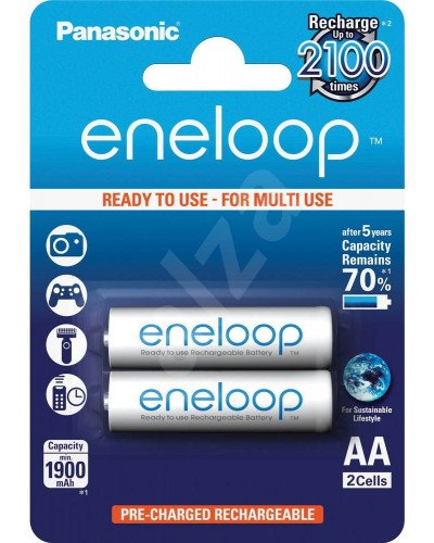 Panasonic eneloop AA 1900mAh Rechargeable Batteries