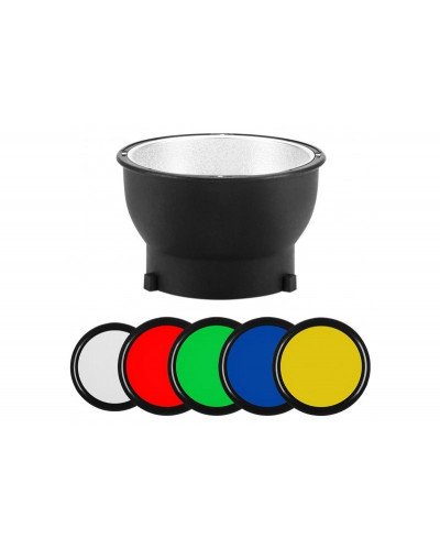 Jinbei Reflector Magnetic 14cm + Gel Filters