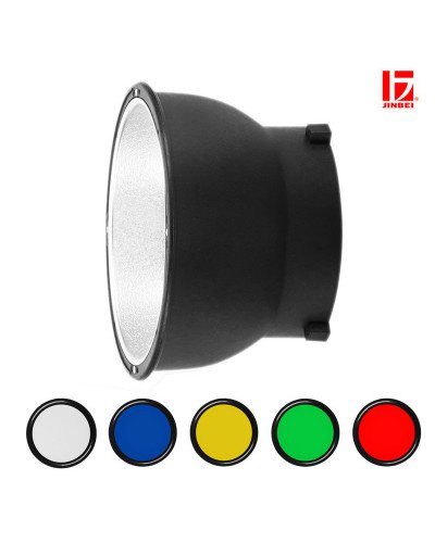 Jinbei Reflector Magnetic 14cm + Gel Filters Jinbei Reflector Magnetic 14cm + Gel Filters
