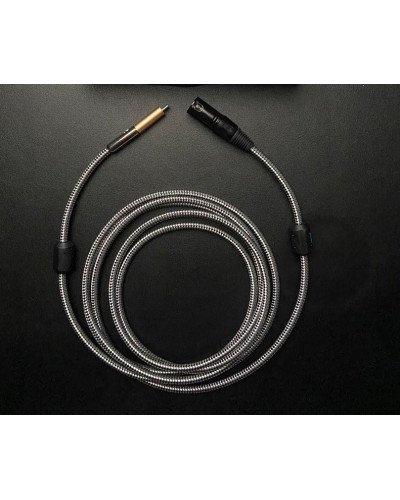 Type-C to 3 Pin XLR Compatible with Mobile Phone to AMP Sound Devices Braided Shielding Cable 3 Meter
