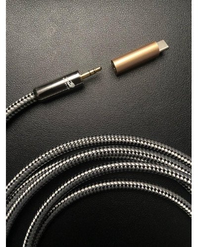 Type-C to 3 Pin XLR Compatible with Mobile Phone to AMP Sound Devices Braided Shielding Cable 3 Meter