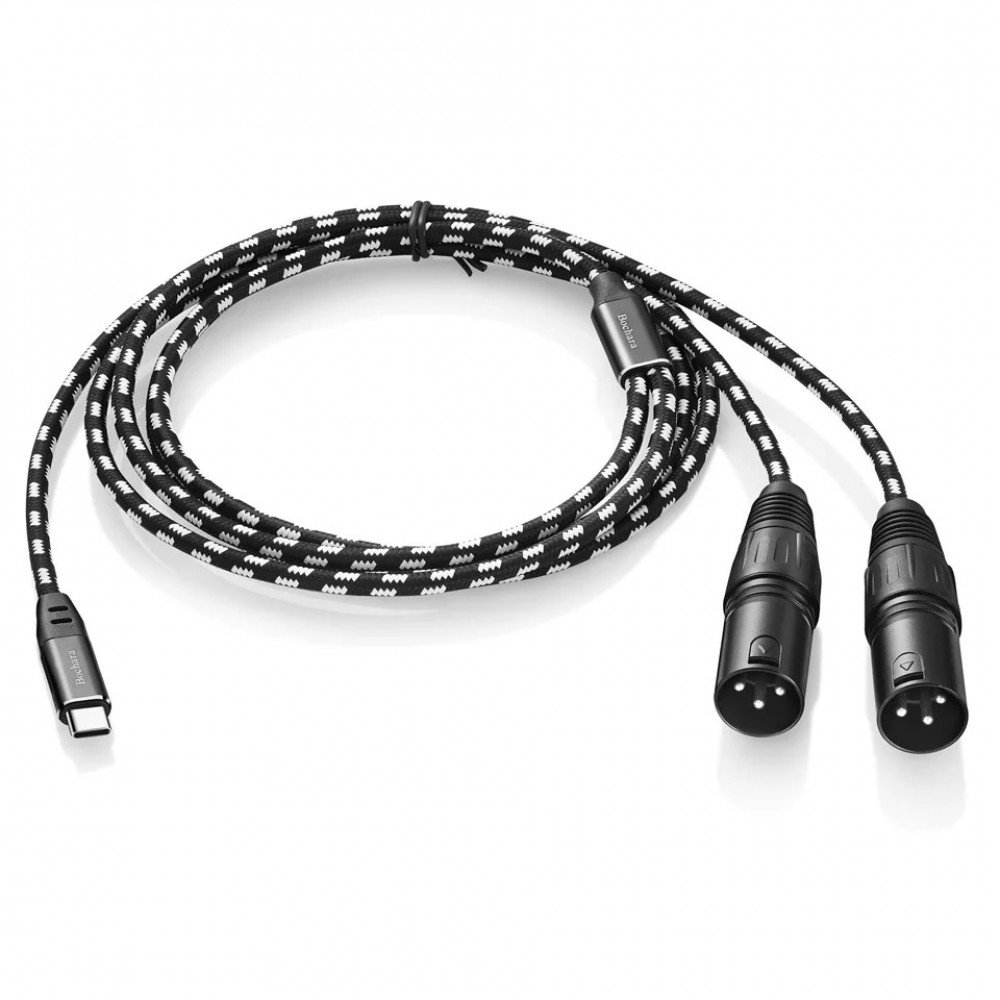 Type C to Dual XLR Male OFC Audio Cable For Speakers Amplifier Mixer 1.5 Meter Type C to Dual XLR Male OFC Audio Cable For Speakers Amplifier Mixer 1.5 Meter