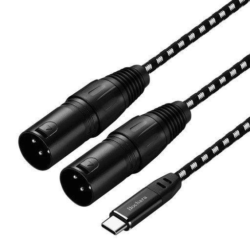 Type C to Dual XLR Male OFC Audio Cable For Speakers Amplifier Mixer 1.5 Meter Type C to Dual XLR Male OFC Audio Cable For Speakers Amplifier Mixer 1.5 Meter
