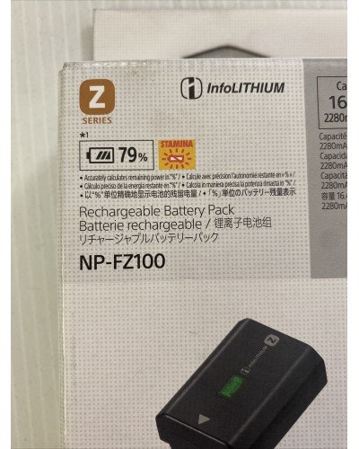 Sony NP-FZ100 Rechargeable Lithium-Ion Battery (2280mAh)