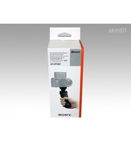Sony Wireless Bluetooth Shooting Grip and Tripod for still and video, ideal for vlogging (GP-VPT2BT)