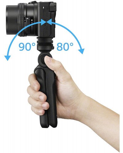 Sony Wireless Bluetooth Shooting Grip and Tripod for still and video, ideal for vlogging (GP-VPT2BT)