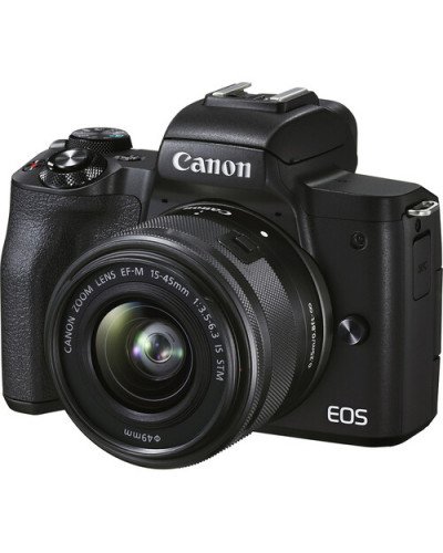 Canon EOS M50 Mark II Mirrorless Digital Camera with 15-45mm Lens