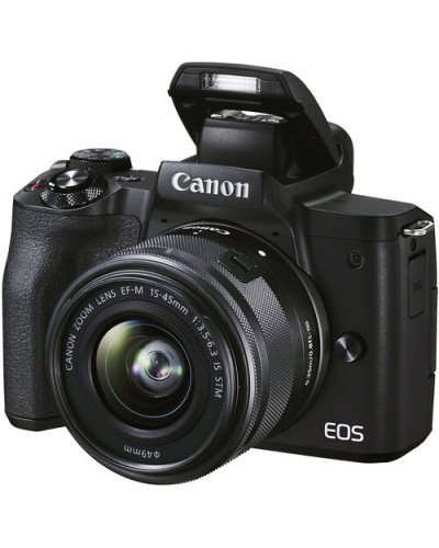 Canon EOS M50 Mark II Mirrorless Digital Camera with 15-45mm Lens