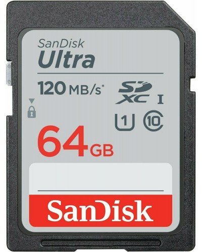  SanDisk Ultra UHS-I 100MBs Class 10 SDXC Memory Card - 64GB