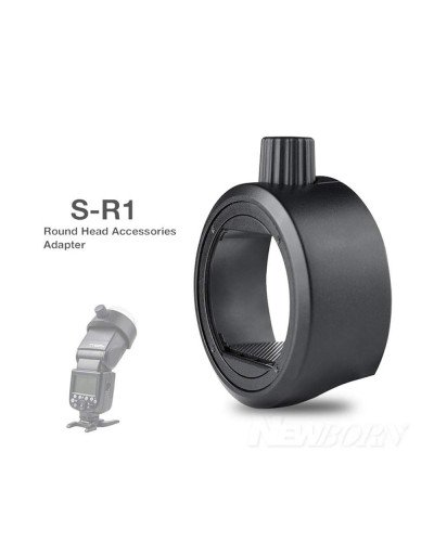 Godox S-R1 Flash Speedlight Round Head Accessory Adapter