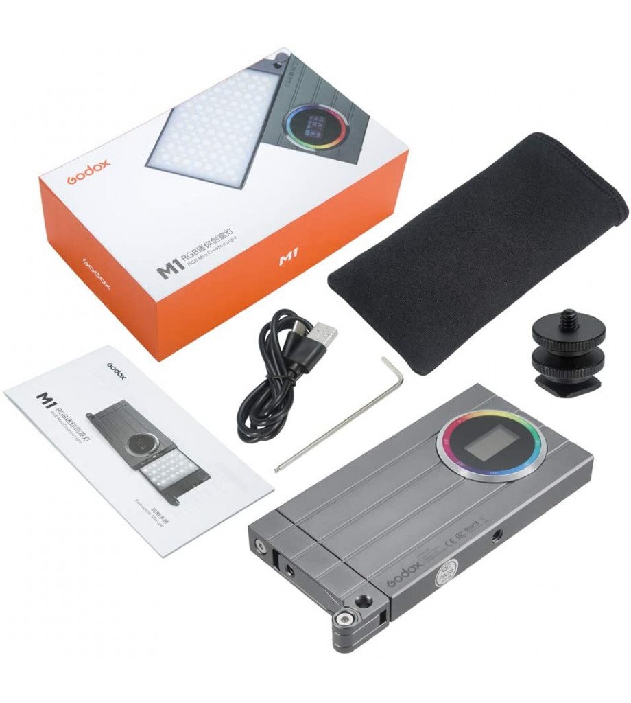 Godox RGB Mini Creative M1 On-Camera Video LED Light