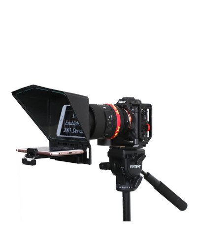 Desview T2 Portable Smartphone / Tablet / DSLR Camera Teleprompter with Remote Control