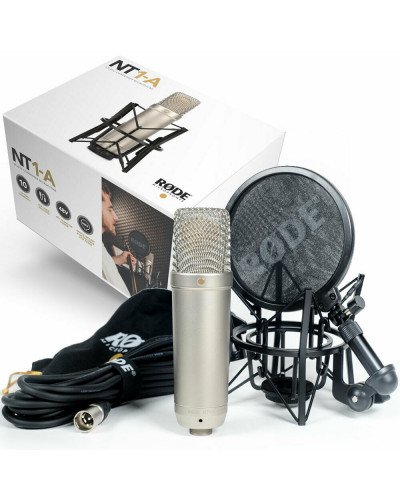 Rode NT1-A Studio Condenser Microphone Recording Package (NT1A)