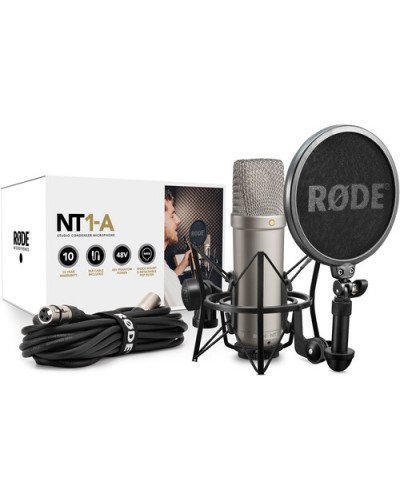 Rode NT1-A Studio Condenser Microphone Recording Package (NT1A)